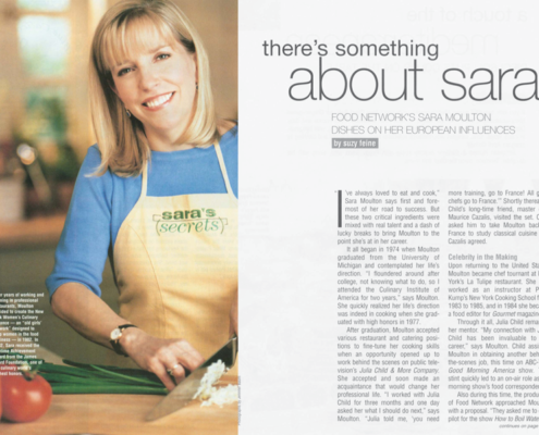 Interview with Sara Moulton